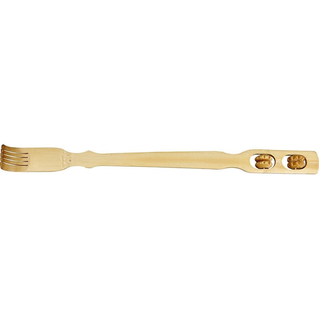 Back Scratcher, L: 48 cm, W: 4 cm, bamboo, 1pc
