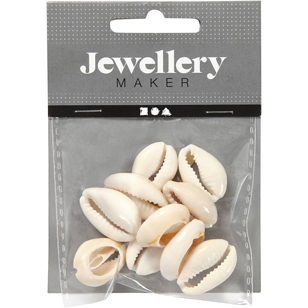 Coquillage, L : 20 mm, naturel, 12 pièces/ 1 Pq. [HOB-61016]