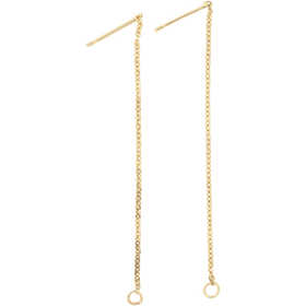 Boucles d'Oreilles, L : 70 mm, doré, 1 paire [HOB-61045]