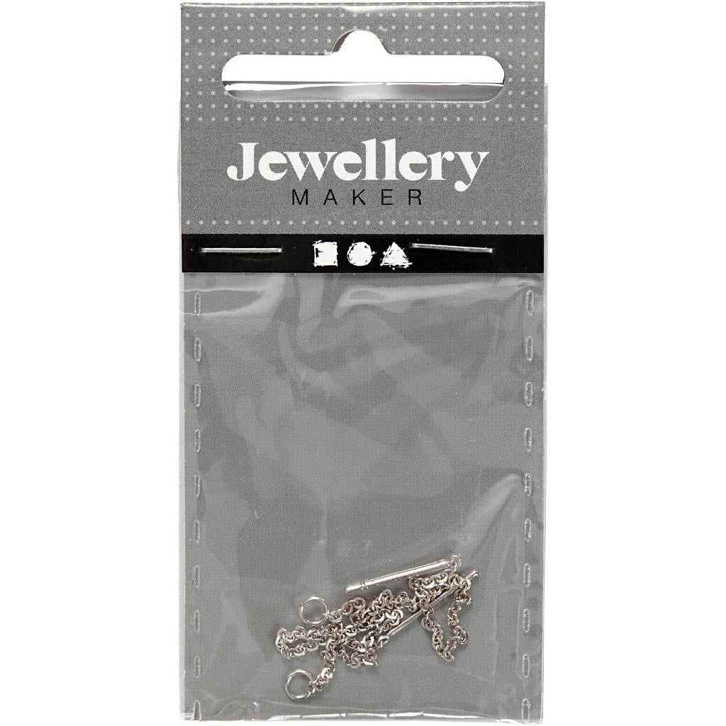 Boucles d'Oreilles, L : 70 mm, argenté, 1 paire [HOB-61047]