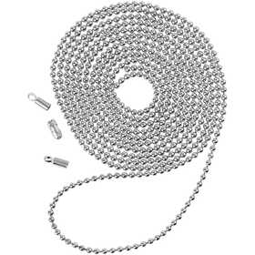 Chaîne de perles, d 1,5 mm, argenté, 1 m/ 1 Pq. [HOB-61243]