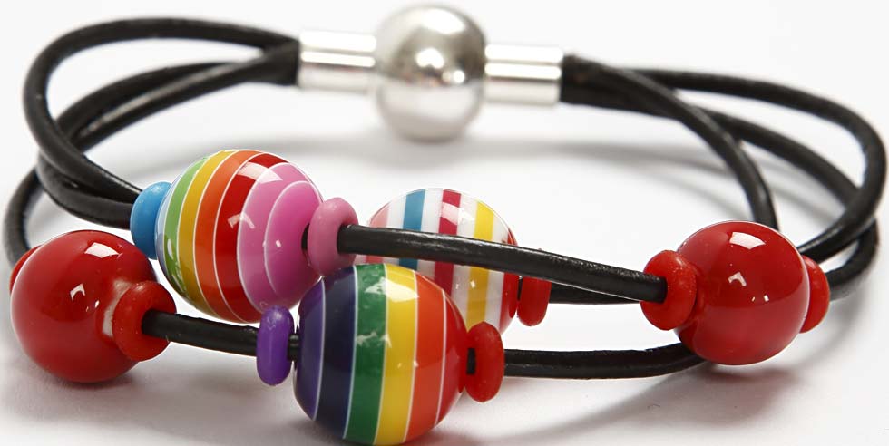 Anneaux de blocage, ass. de couleurs, 48 pièces/ 1 Pq. [HOB-61574]