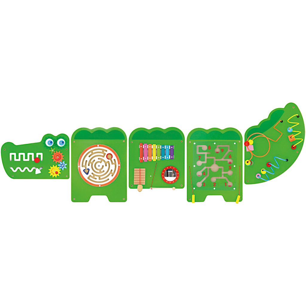 Mur de jeu VIGA avec motif crocodile , dim. 187x61 cm, 1 pièce [HOB-907701]