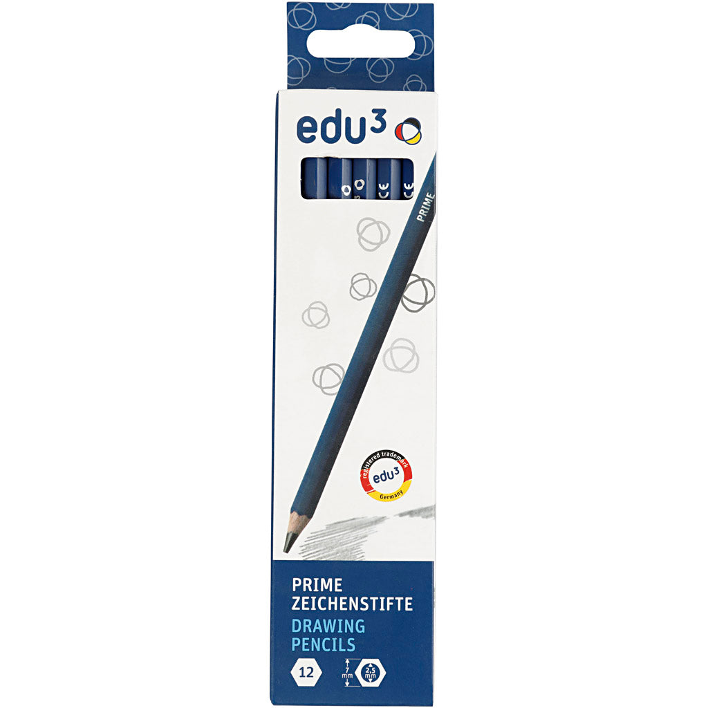 Crayon à Papier edu, 2H, 12 pièces/ 1 Pq. [HOB-620173]