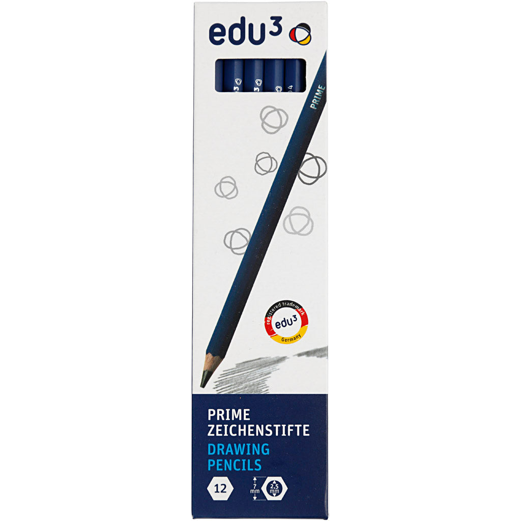 Crayon à Papier edu, 4B, 12 pièces/ 1 Pq. [HOB-620174]