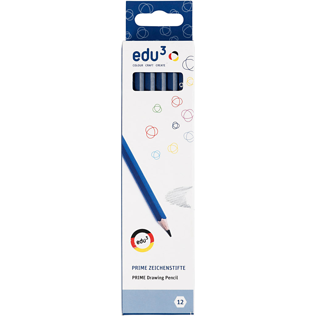 Crayon à Papier edu, 8B, 12 pièces/ 1 Pq. [HOB-620178]