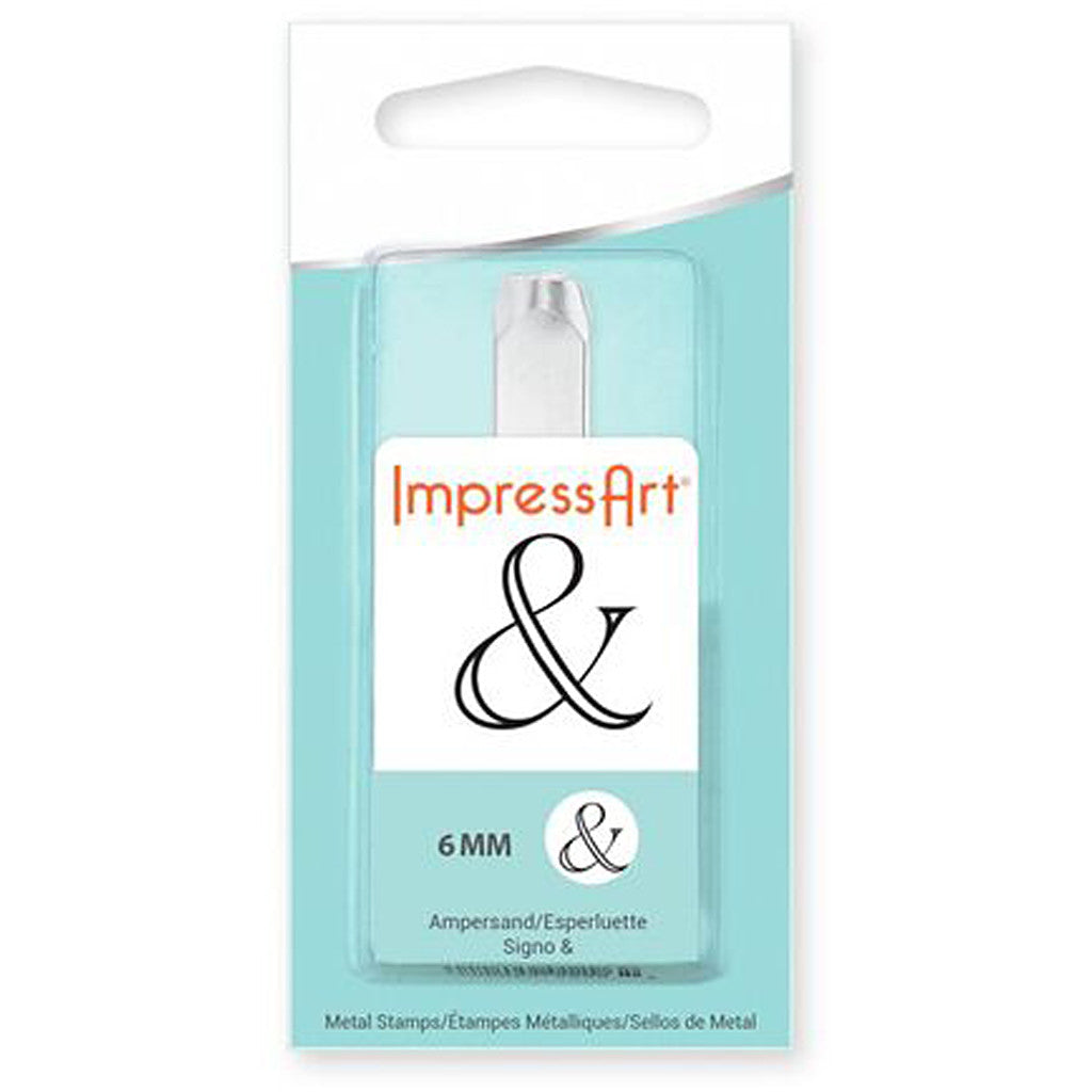 Tampon relief, &, L : 65 mm, dim. 6 mm, 1 pièce [HOB-67575]