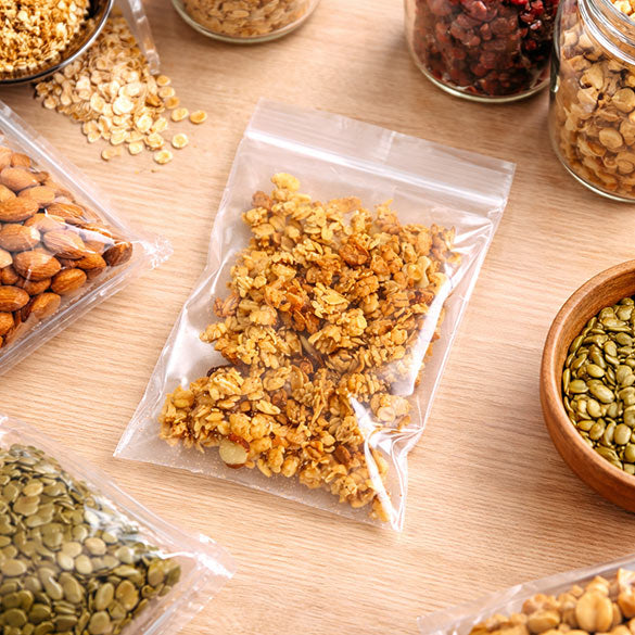 Sachet zip transparent en PE-BD 10,2x15,2cm (100 pièces) [6PE46]