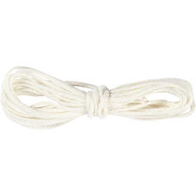 Mèche de bougie pour stéarine, Convient aux bougies moulées d’un diamètre de 50 à 70 mm , 100 gr, 3 m/ 1 Pq. [HOB-733221]