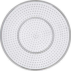 Plaque à picots, Grand cercle, d 15 cm, medium, transparent, 1 pièce [HOB-753020]
