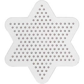 Plaque à picots, petite étoile, d 10 cm, medium, 10 pièces/ 1 Pq. [HOB-753061]