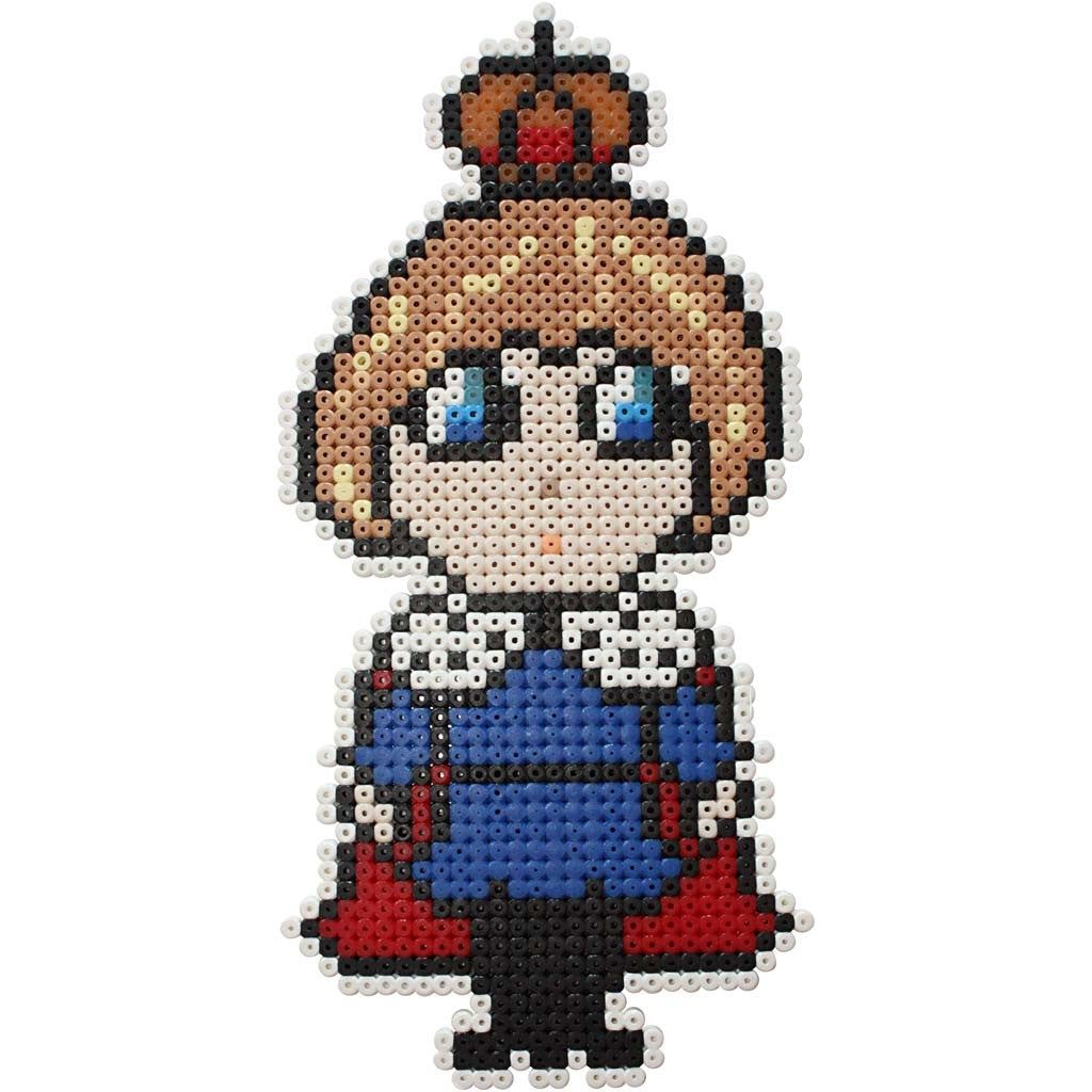 Plaque à picots, Large carré, dim. 15x15 cm, medium, transparent, 2 pièces/ 1 Pq. [HOB-75309]