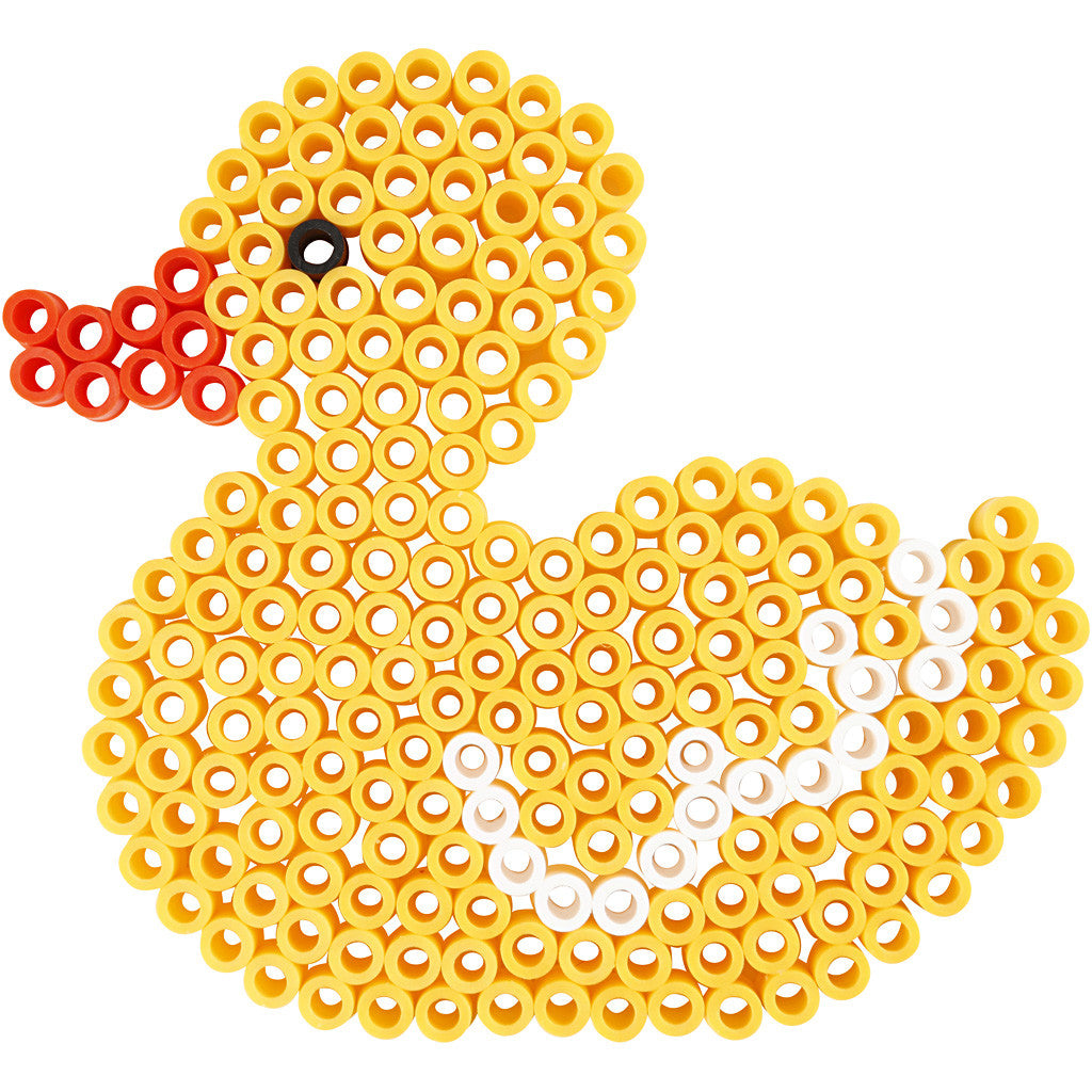 Plaque à picots, ours, voiture, rennes, canard et lapin, dim. 16x19,5-19x24 cm, JUMBO, transparent, 5 pièces/ 1 Pq. [HOB-75323]