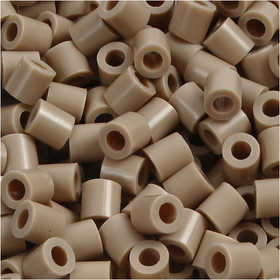 Photo Pearls, dim. 5x5 mm, diamètre intérieur 2,5 mm, medium, beige (6), 1100 pièces/ 1 Pq. [HOB-755060]