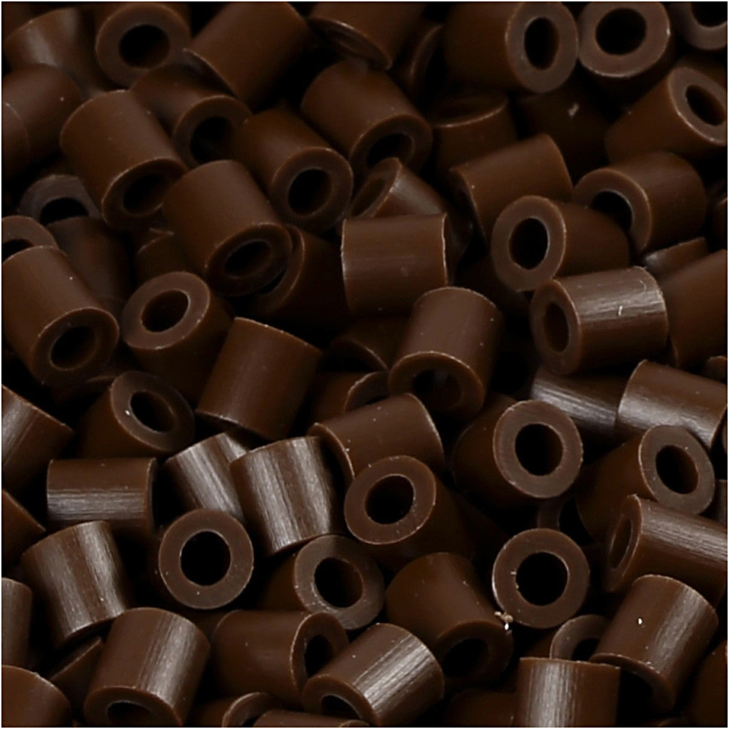 Photo Pearls, dim. 5x5 mm, diamètre intérieur 2,5 mm, medium, brun foncé (2), 1100 pièces/ 1 Pq. [HOB-755520]