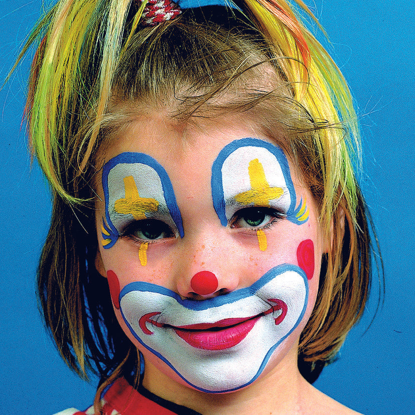 Eugelspiegel Maquillage visage, clown, ass. de couleurs, 1 set [HOB-76101]