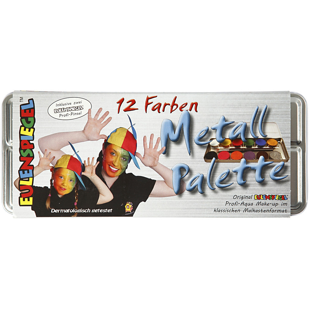 Maquillage Visage à Base d'eau, ass. de couleurs, 12 couleurs/ 1 set [HOB-76136]