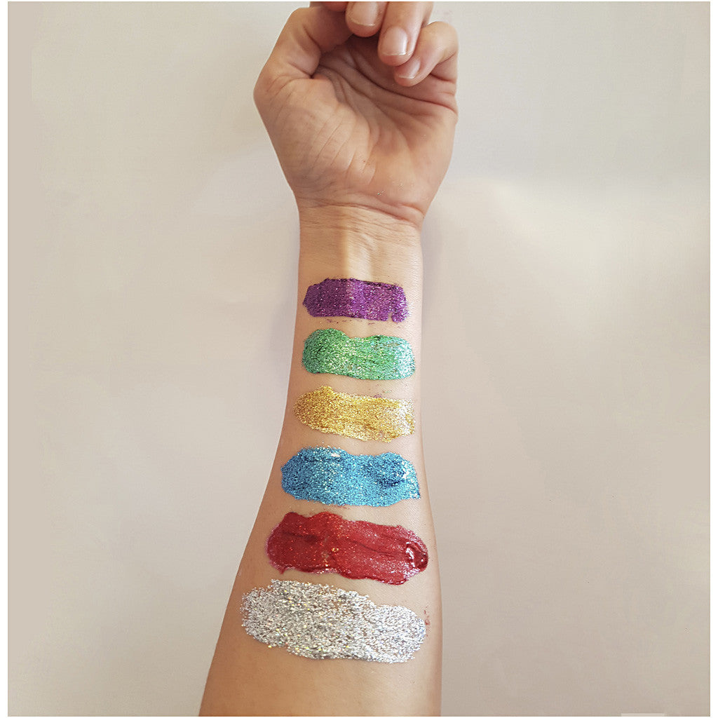 Gel scintillant, ass. de couleurs, 6x18 ml/ 1 Pq. [HOB-76142]