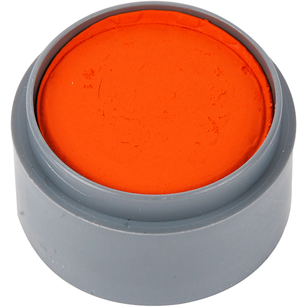 Water-based Face Paint, orange, 15 ml/ 1 tub