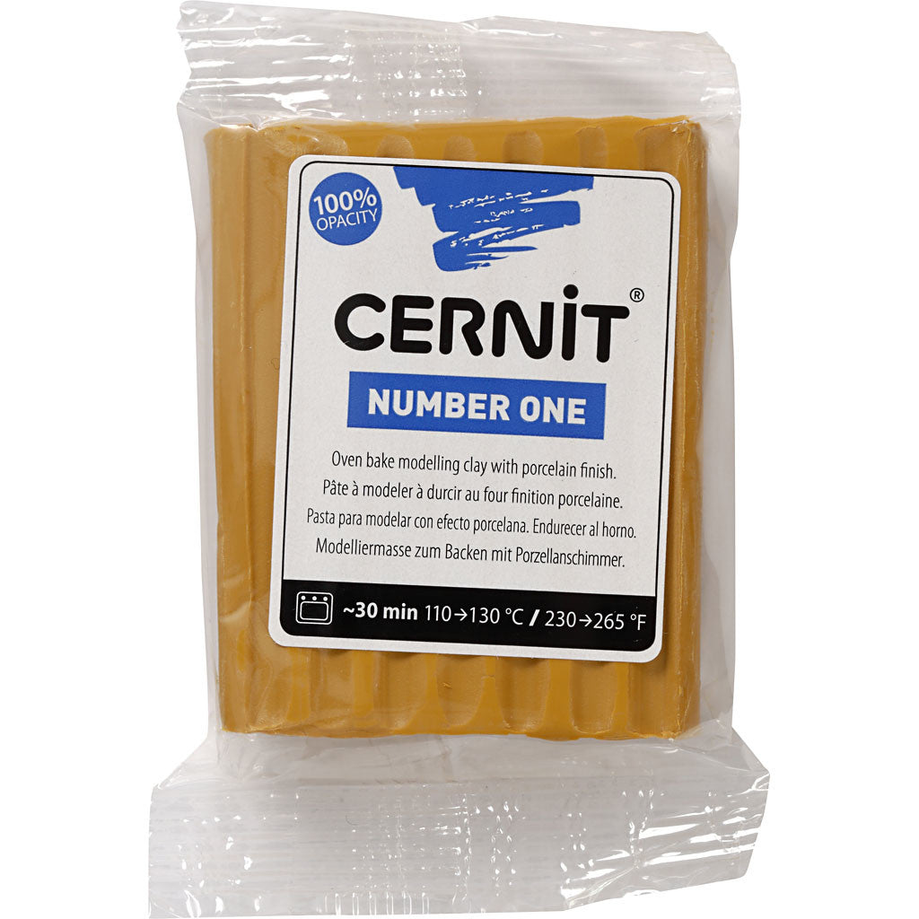 Cernit, yellow ochre (746), 56 gr/ 1 Pq. [HOB-78028]