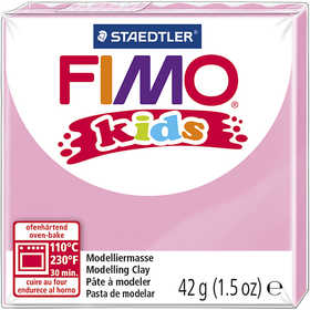 Pâte FIMO® pour Enfant, rose, 42 gr/ 1 Pq. [HOB-78524]