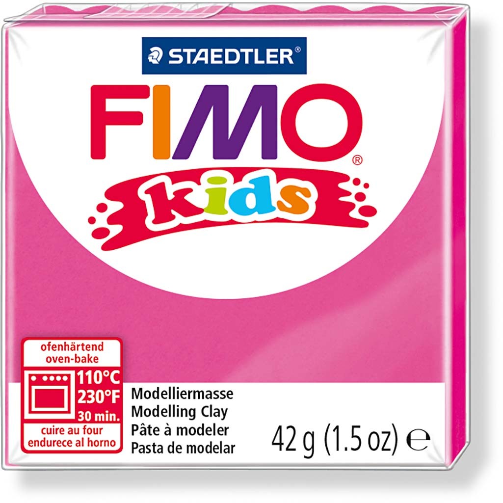 Pâte FIMO® pour Enfant, rose, 42 gr/ 1 Pq. [HOB-78524]