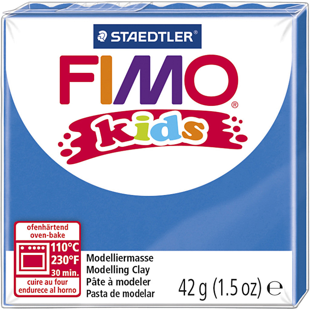 Pâte FIMO® pour Enfant, bleu, 42 gr/ 1 Pq. [HOB-78525]
