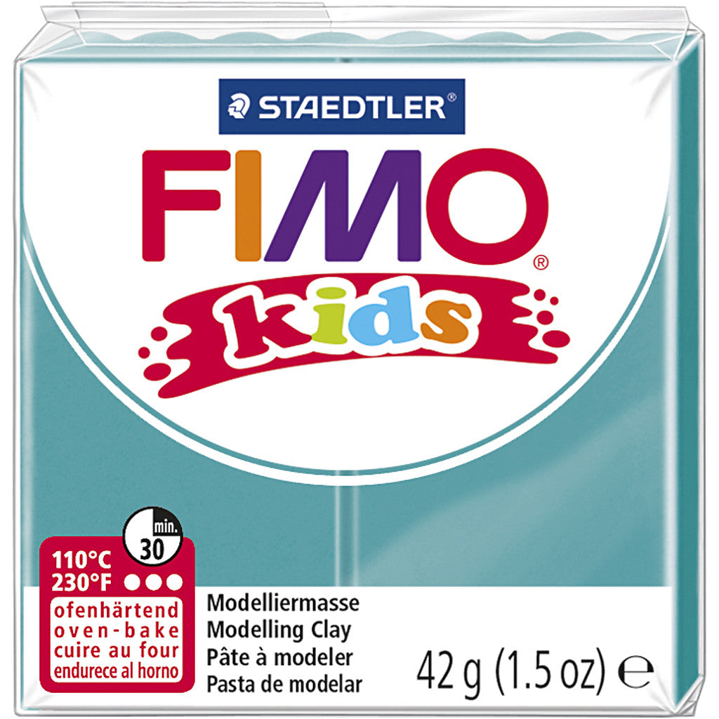 Pâte FIMO® pour Enfant, turquoise, 42 gr/ 1 Pq. [HOB-78526]