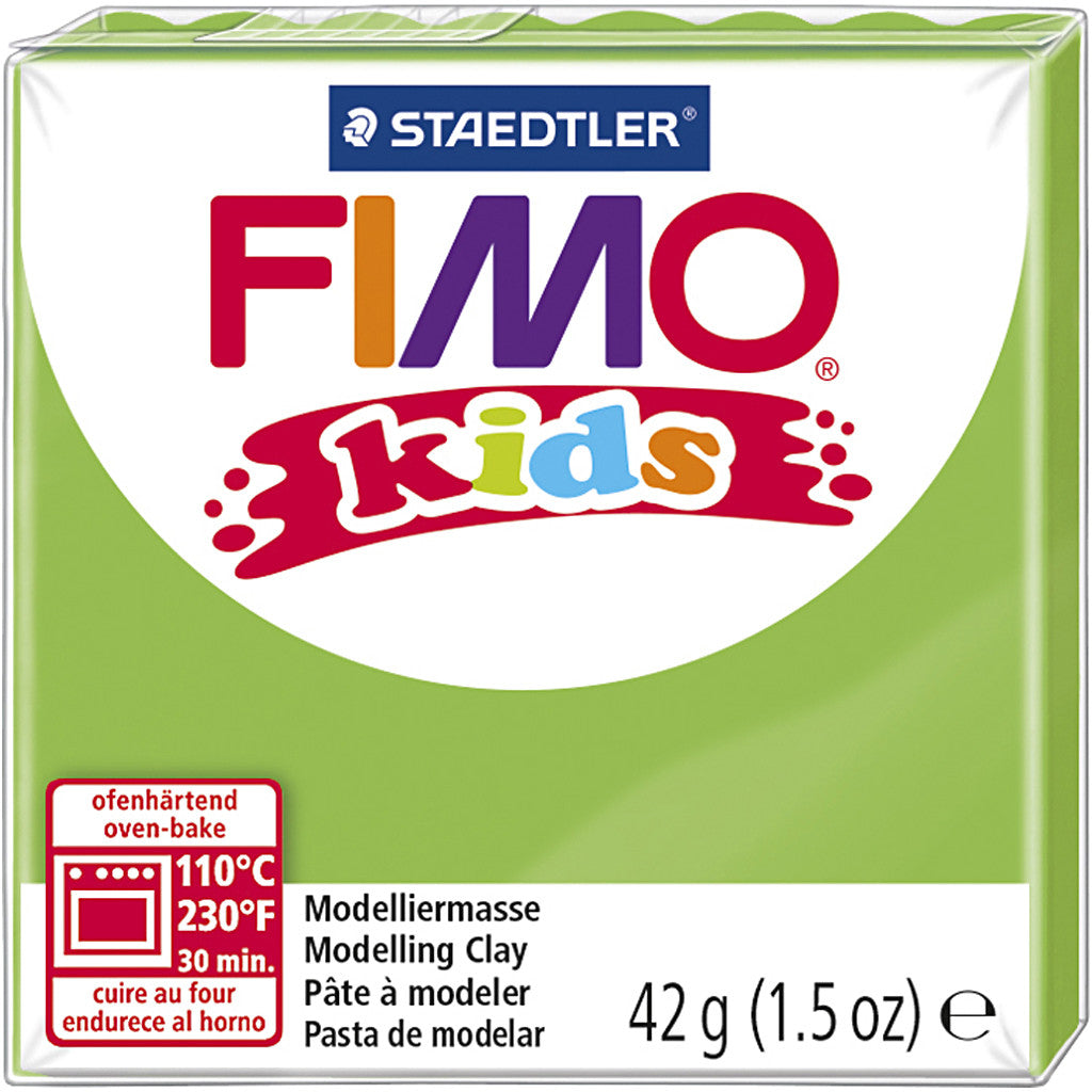 Pâte FIMO® pour Enfant, vert clair, 42 gr/ 1 Pq. [HOB-78530]