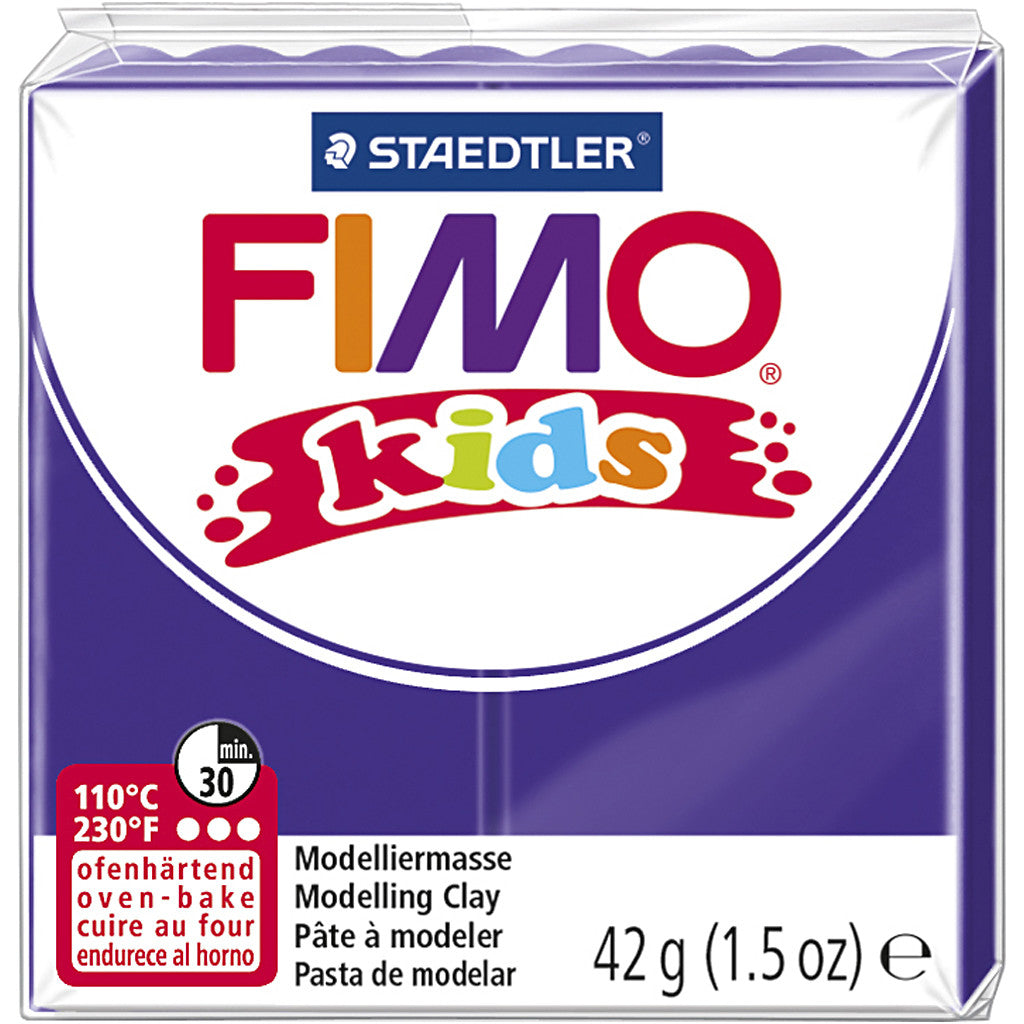 Pâte FIMO® pour Enfant, violet, 42 gr/ 1 Pq. [HOB-78531]