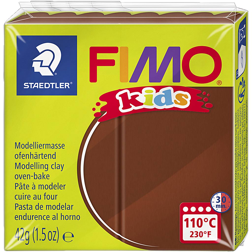 FIMO® Kids Clay, brown, 42 g