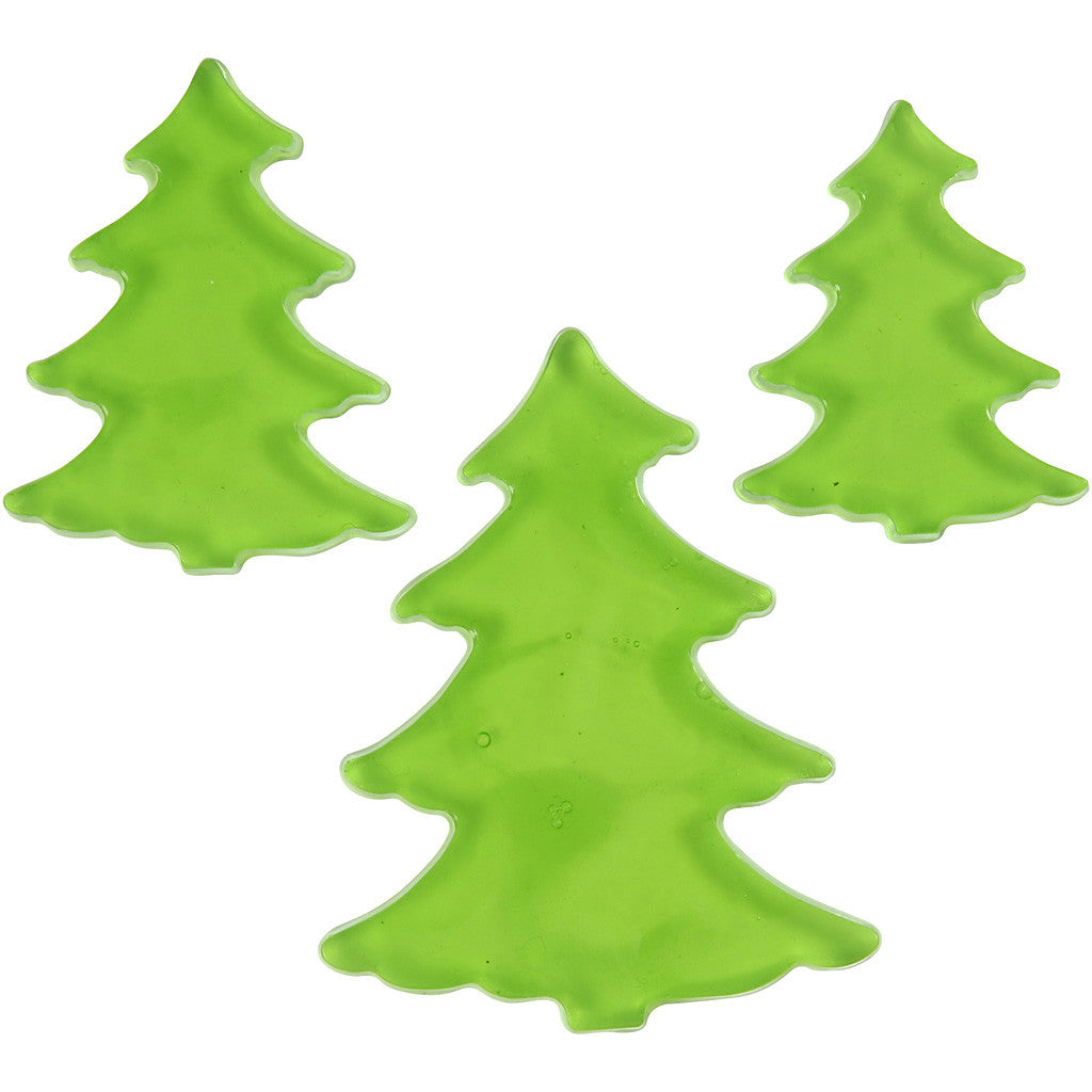 Moule décoratif, sapins, H : 6+8+10 cm, P: 9 mm, dim. 14,9x22 cm, 1 pièce [HOB-78636]