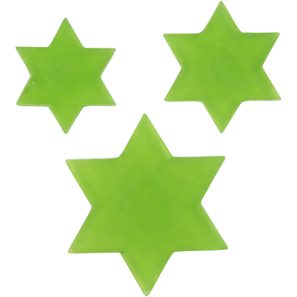 Moule décoratif, étoile, H : 6+8+10 cm, P: 9 mm, dim. 14,9x22 cm, 1 pièce [HOB-78637]