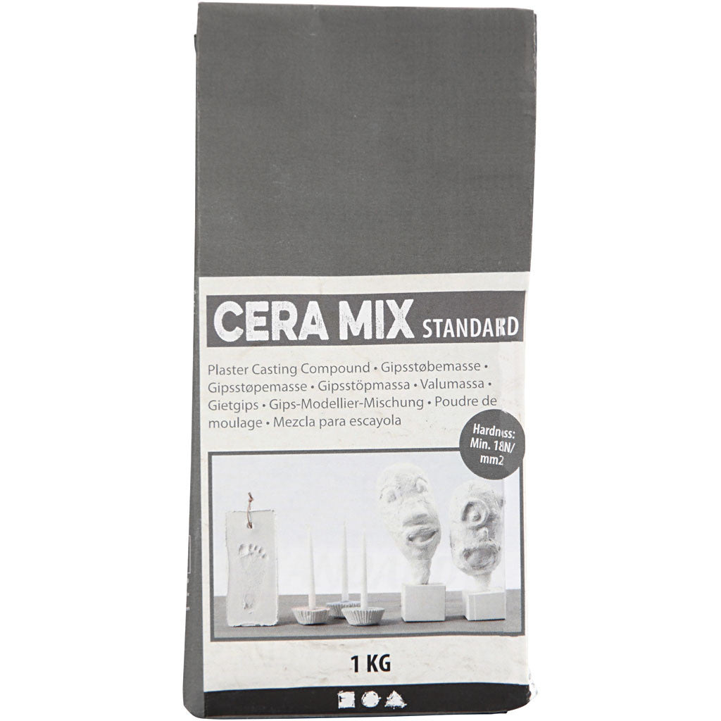 Plâtre de Paris Cera-Mix, gris clair, 1 kg [HOB-786500]