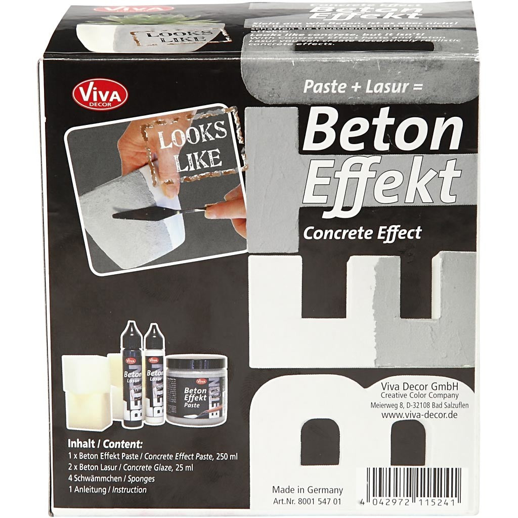 Béton pour Créatifs, gris, 1 set [HOB-78667]