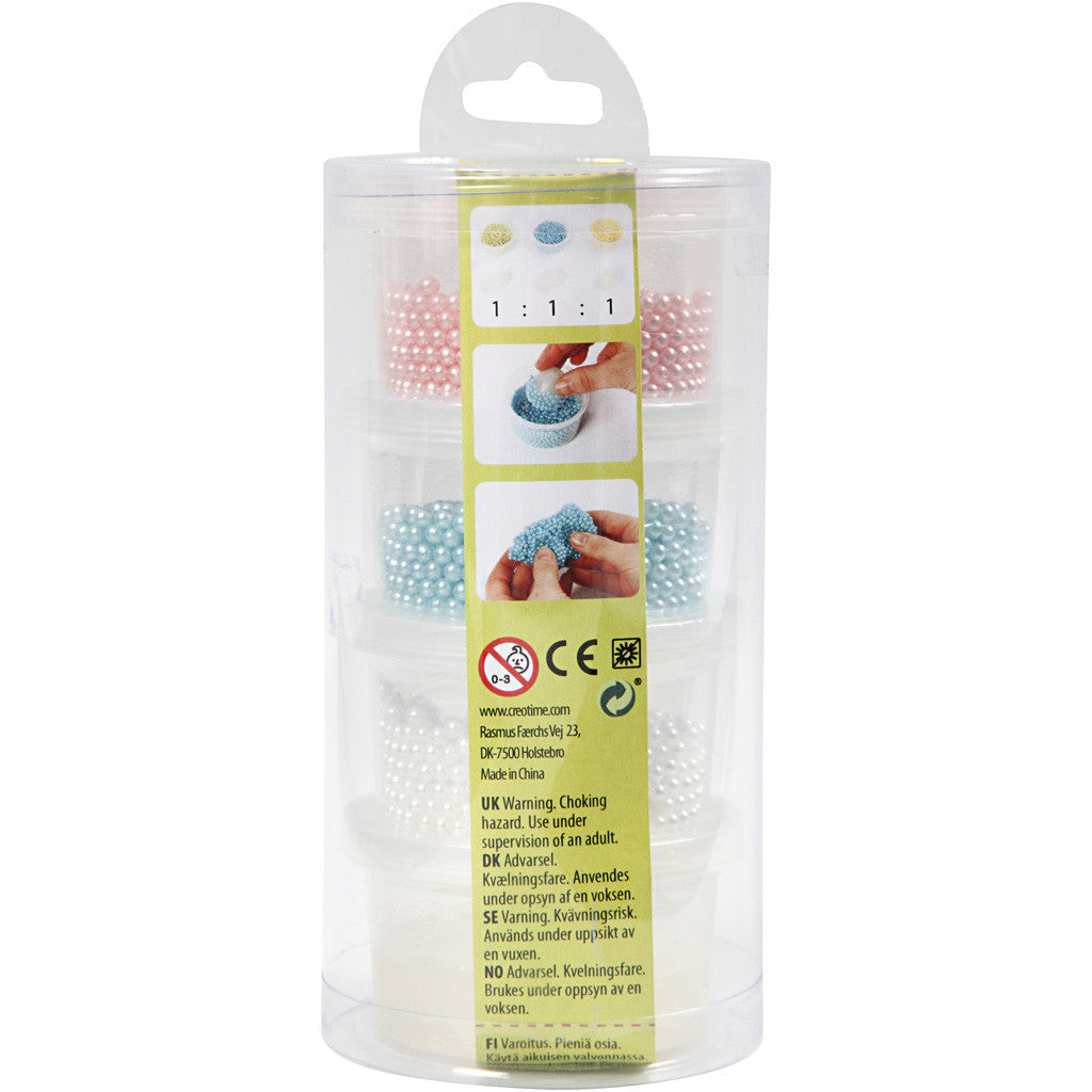 Pearl Clay®, ass. de couleurs, 3x25+38 gr, 1 set [HOB-78725]