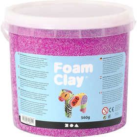 Foam Clay®, violet néon, 560 gr/ 1 seau [HOB-78825]