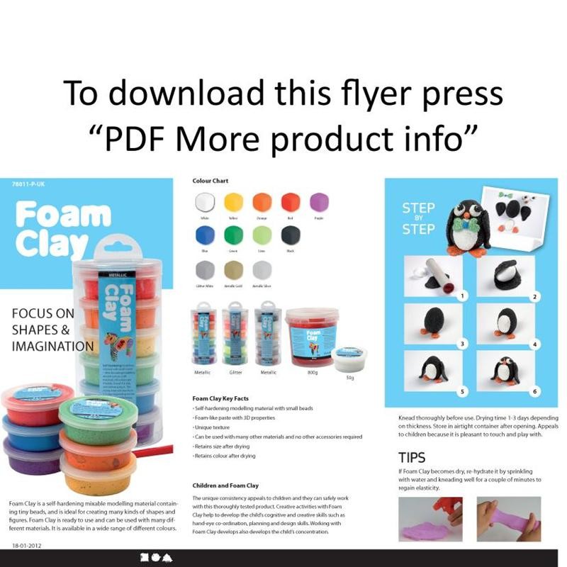 Foam Clay®, jaune néon, 560 gr/ 1 seau [HOB-78829]