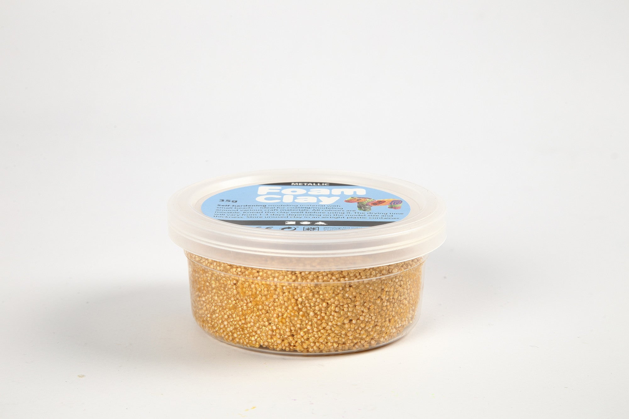 Foam Clay®, Métallisé, or, 35 gr/ 1 boîte [HOB-78918]