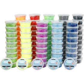 Foam Clay®, ass. de couleurs, 10x10 boîte/ 1 Pq. [HOB-789569]
