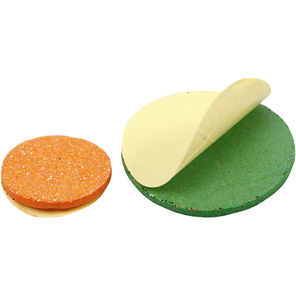 Autocollants en mousse, d 12+20+32 mm, 1000 pièces/ 1 Pq. [HOB-79022]