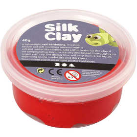 Silk Clay®, rouge, 40 gr/ 1 boîte [HOB-79104]
