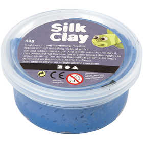 Silk Clay®, bleu, 40 gr/ 1 boîte [HOB-79105]