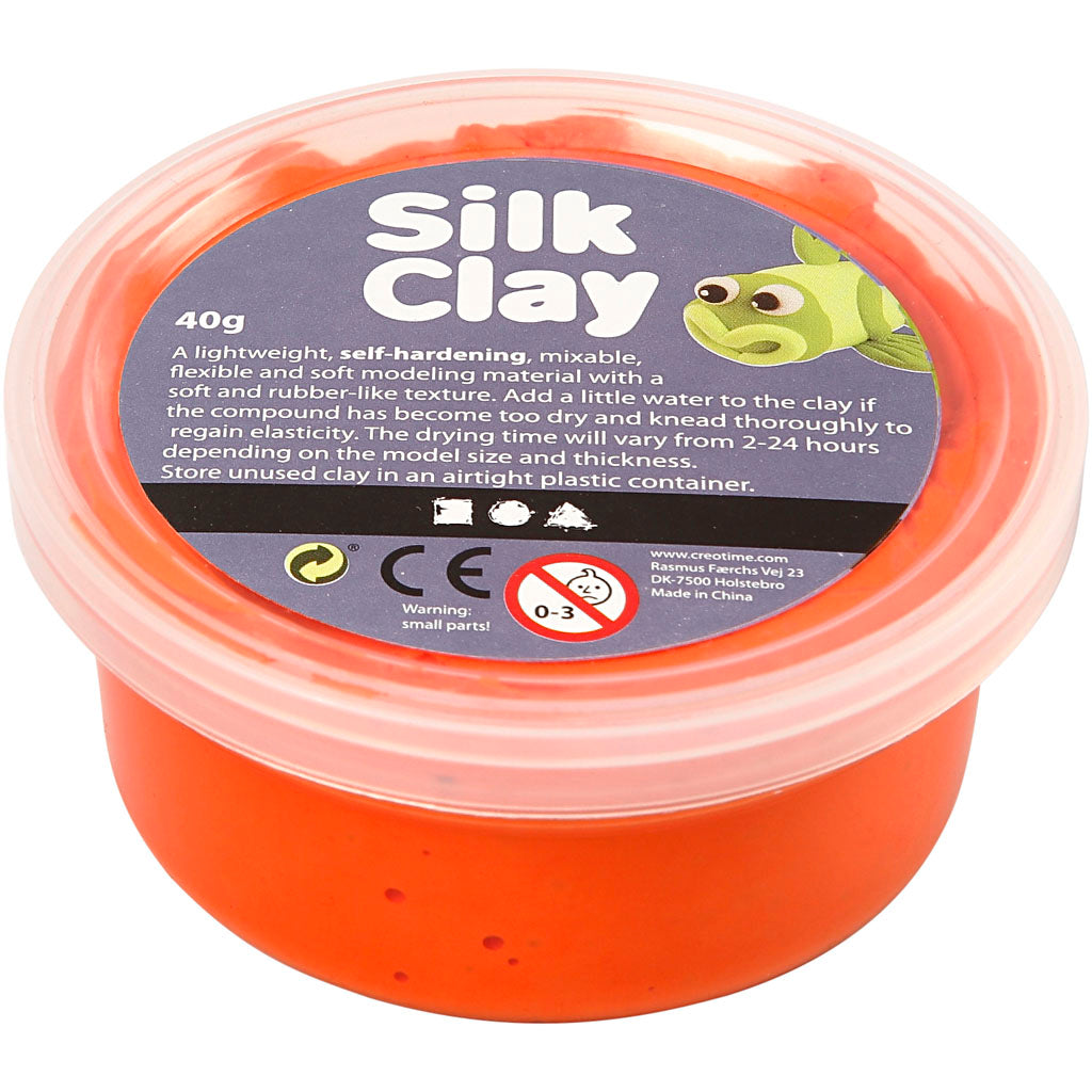 Silk Clay®, orange, 40 g/ 1 tub