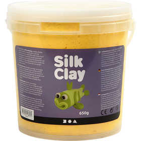 Silk Clay®, jaune, 650 gr/ 1 seau [HOB-79130]