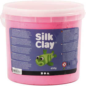 Silk Clay®, rose, 650 gr/ 1 seau [HOB-79152]