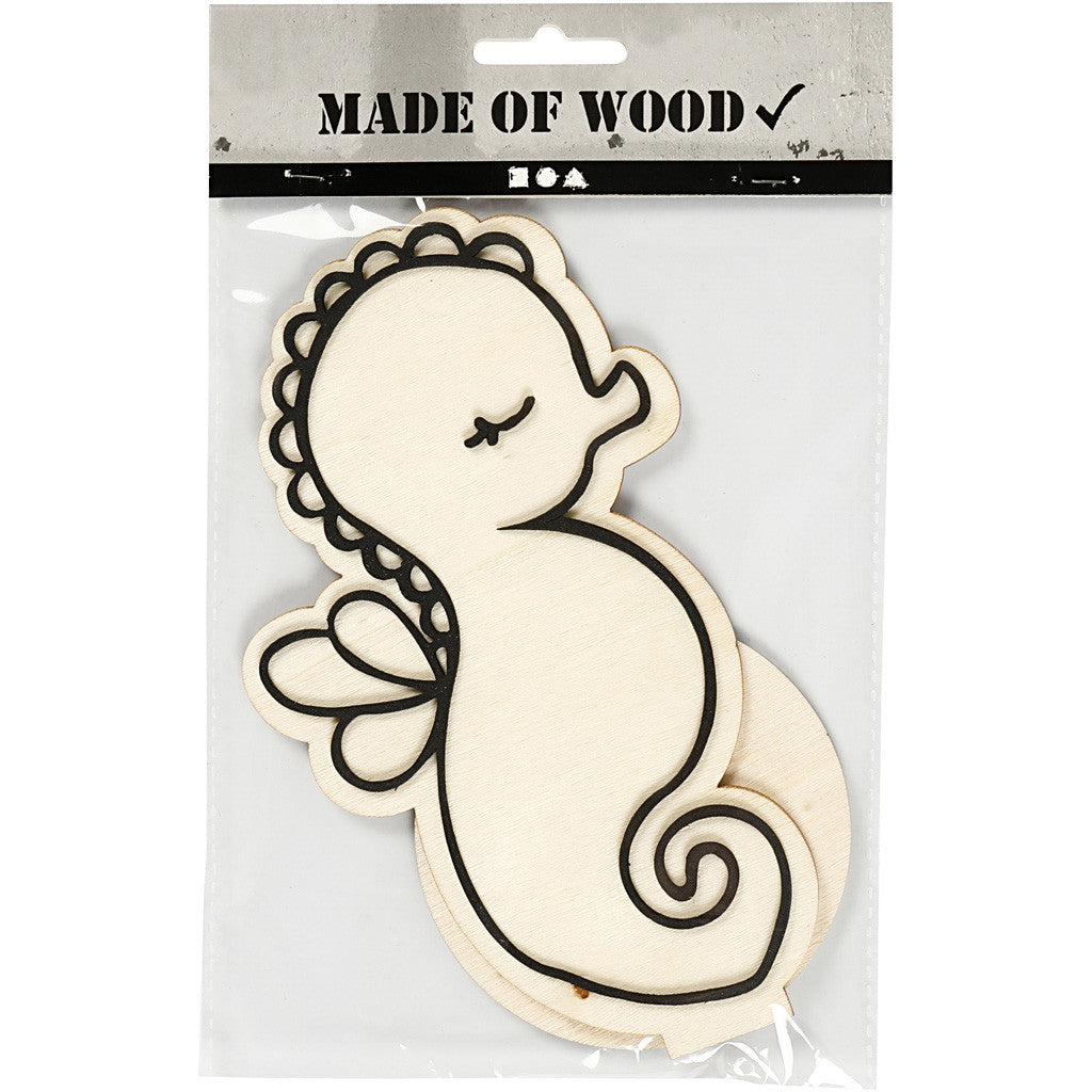 Figurine décorative, hippocampe, H : 18 cm, 1 pièce [HOB-791957]