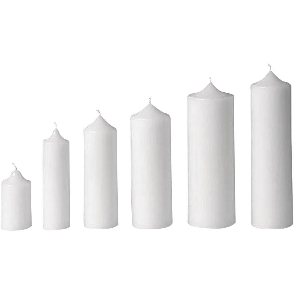 Moule pour bougie, Cylindrique, dim. 185x70 mm, 1 pièce [HOB-79209]