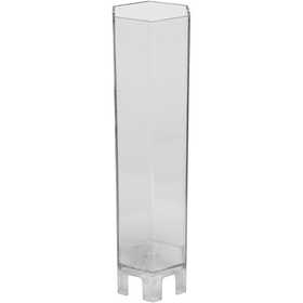 Moule pour bougie, Hexagone, dim. 170x53 mm, 1 pièce [HOB-79222]