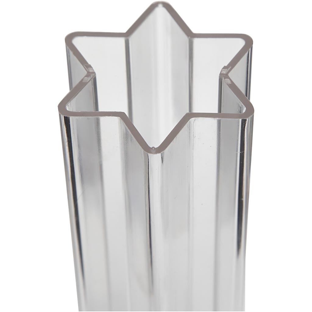 Moule pour bougie, Etoile de six pointes, dim. 220x55 mm, 1 pièce [HOB-79232]